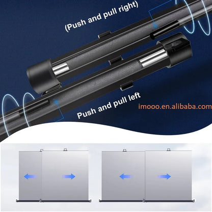 New aluminum alloy retractable sunshade