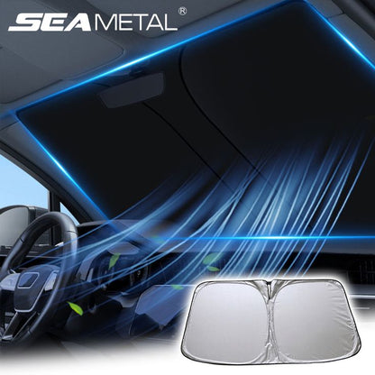 New aluminum alloy retractable sunshade