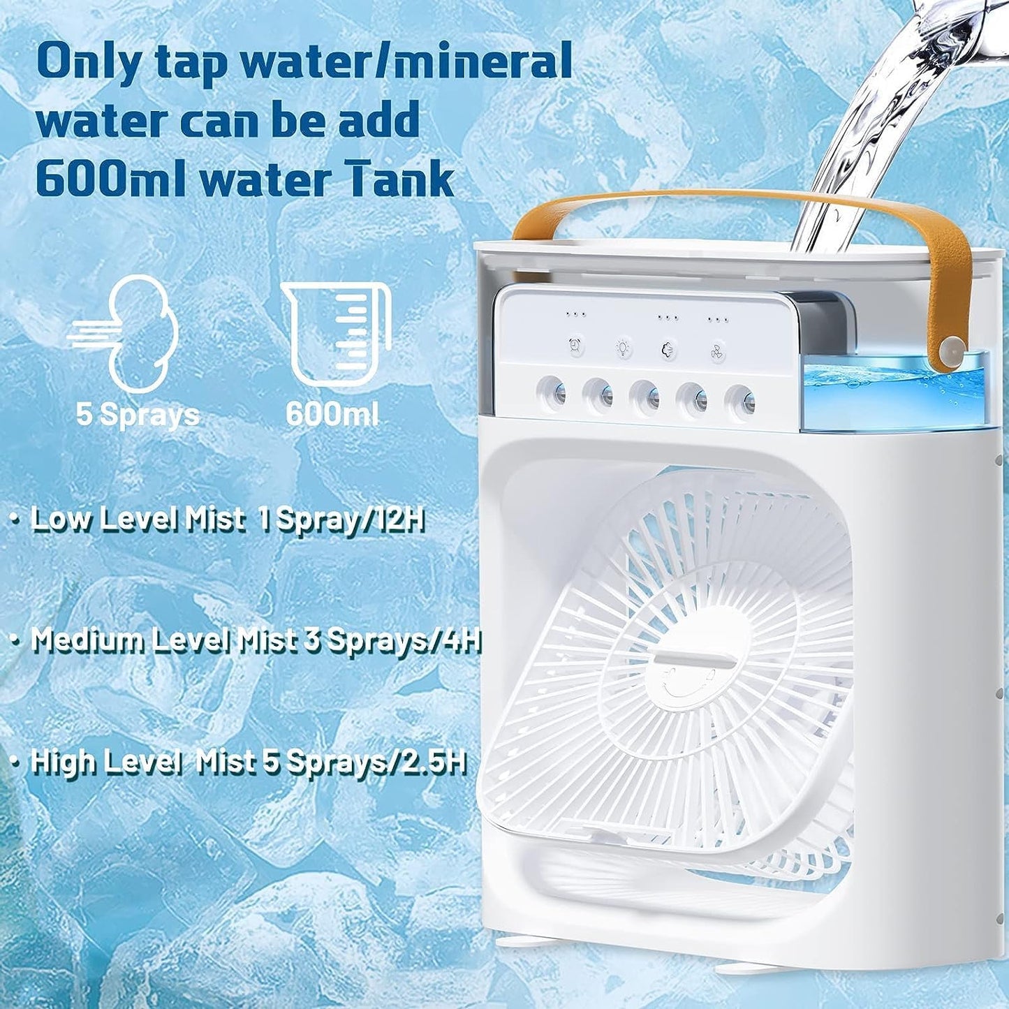 3 In 1 Air Humidifier Water Cooling Fan