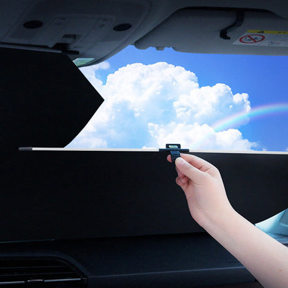 New aluminum alloy retractable sunshade