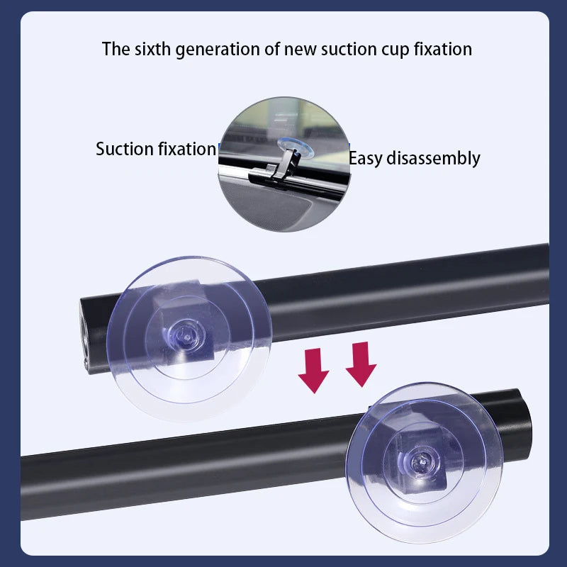 New aluminum alloy retractable sunshade
